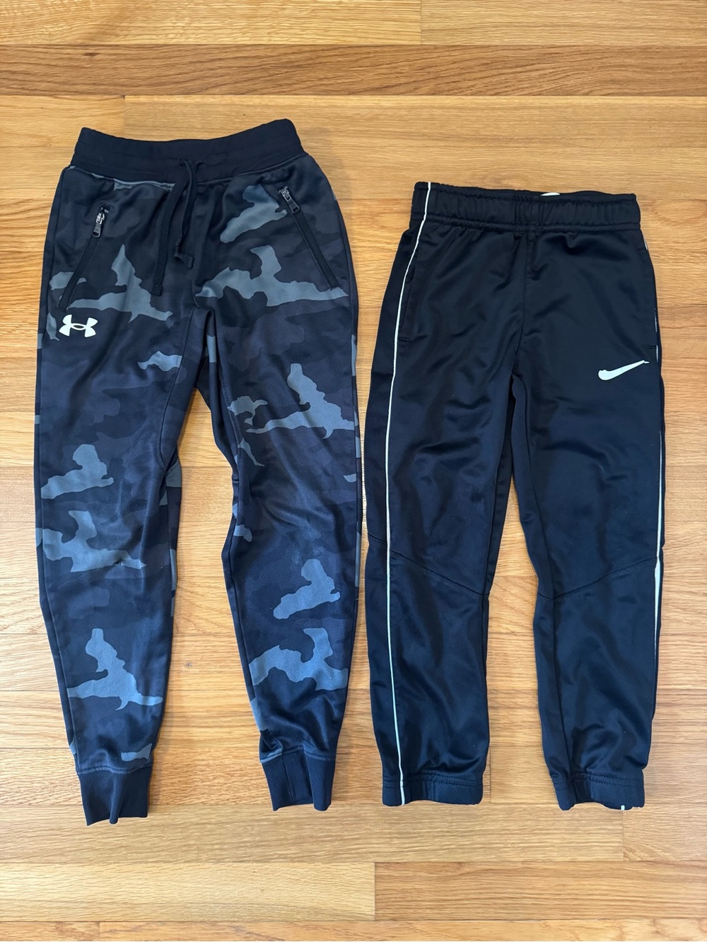 Under Armour Boys' Black Camo Joggers - Athletic Kids Bottoms
